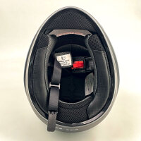 Favoto ST-22 Motorcycle Helmet Size M (57-58cm), Full Face Helmet with Full Visor, Breathable, Black, for Adults, Men & Women