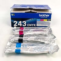 Brother TN-243CMYK Toner Multipack ohne Gelb, 3 Farben:...