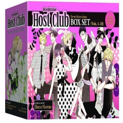 VIZ Media Ouran High School Host Club Manga Box Set 1-18 Englisch Komplettset