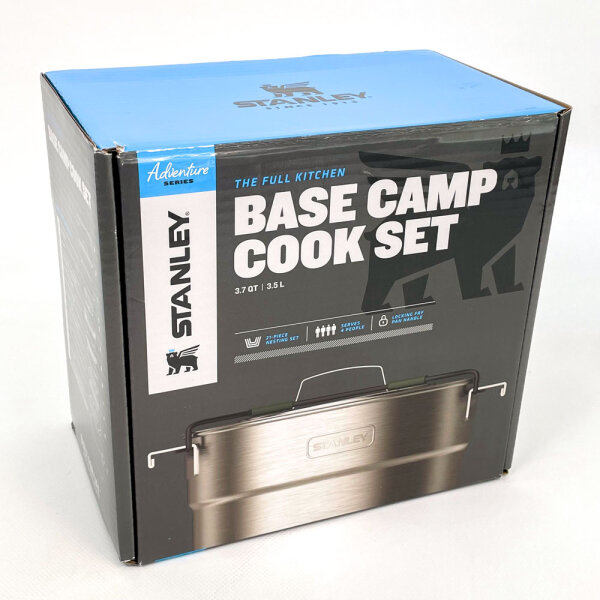Stanley Adventure Base Camp 21-piece Cook Set for 4 people, 3500 ml, 18/8 stainless steel, Camping & Outdoor
