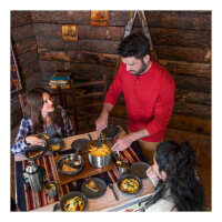 Stanley Adventure Base Camp Kochset 21-teilig für 4 Personen, 3500 ml, 18/8 Edelstahl, Camping & Outdoor