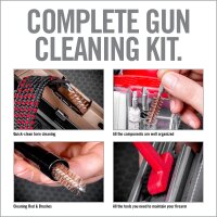 RealAvid Gun Boss Multi-Kit .357/.38/9mm Waffenpflege-Set mit vielseitigem Reinigungszubehör für Pistolen und Revolver
