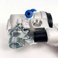 FTE brake caliper rear axle right grey aluminium without bracket for Ford Mazda Volvo