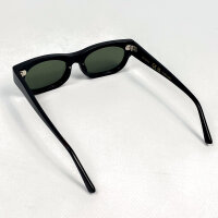 Zara Sonnenbrille Größe 53-18-145, schwarz-braun, modisches Design, UV-Schutz