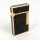 S.T. Dupont lighter, model brown Chinese lacquer, brown/gold, with original box, elegant design