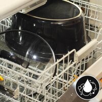 Crockpot AutoStir Digitaler Schongarer 5,7 L, Schwarz/Silber, automatische Rührfunktion, vielseitig einsetzbar