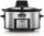 Crockpot AutoStir Digitaler Schongarer 5,7 L, Schwarz/Silber, automatische Rührfunktion, vielseitig einsetzbar