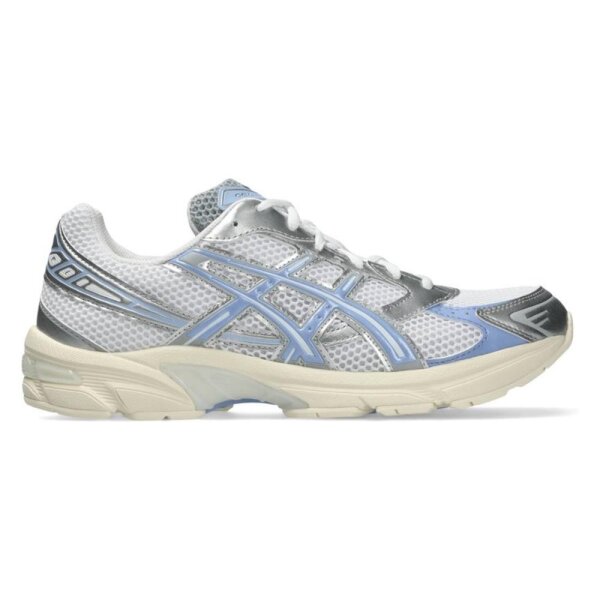 Asics GEL-1130 Herren Sneaker, Größe 38, Weiß mit Hellsapphire Akzenten, leichter Komfort und sportliches Design