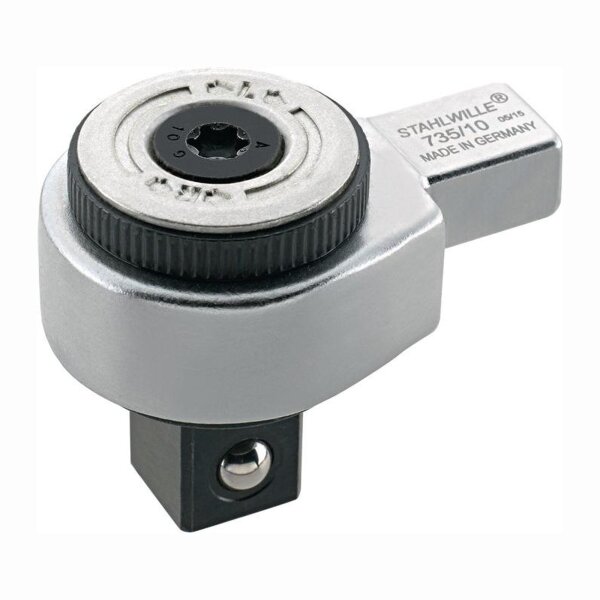 Stahlwille 735/20 1/2″ insert reversible ratchet with 14 x 18 mm socket wrench, robust and precise
