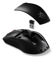 SteelSeries Rival 3 Wireless Gaming-Maus, kabellos, 2.4 GHz & Bluetooth, schwarz