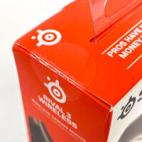 SteelSeries Rival 3 Wireless Gaming-Maus, kabellos, 2.4 GHz & Bluetooth, schwarz