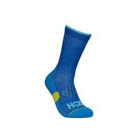 Hoka Crew Run Unisex Socken 3er-Pack Größe M in Alpinblau, Kardamom und Ultramarin