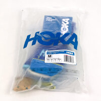 Hoka Crew Run Unisex Socken 3er-Pack Größe M in Alpinblau, Kardamom und Ultramarin
