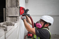 Milwaukee Trennabsaughaube für Winkelschleifer 115 & 125 mm, Staubabsaugung, kompatibel mit verschiedenen Modellen