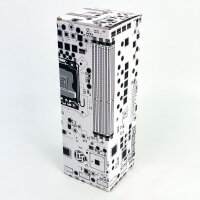 LTT Thermos Bottle 1.18L White with black pattern, insulated, durable, leakproof