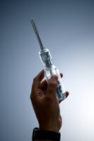 LTT Schraubendreher transparent mit 12 Ratschenaufsätzen, vielseitiges Werkzeugset