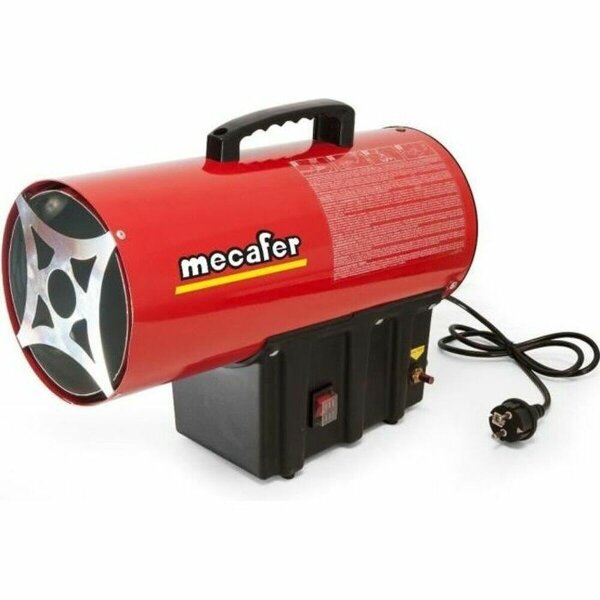 Mecafer Portable 30000W Gas Heater with EU Plug for Butane & Propane, Fast Heating, Robust Red Metal Housing, Used