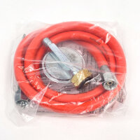 Mecafer Portable 30000W Gas Heater with EU Plug for Butane & Propane, Fast Heating, Robust Red Metal Housing, Used