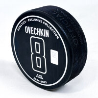 Fanatics NHL Alexander Ovechkin Limited Edition 1616/2025 Washington Capitals 895. Tor Hockeypuck mit Display