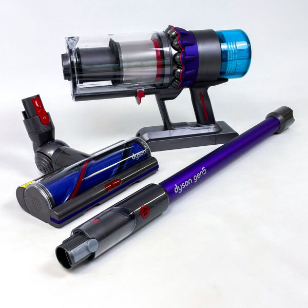 Dyson Gen5detect Absolute cordless vacuum cleaner nickel/violet, without crevice tool, powerful and versatile