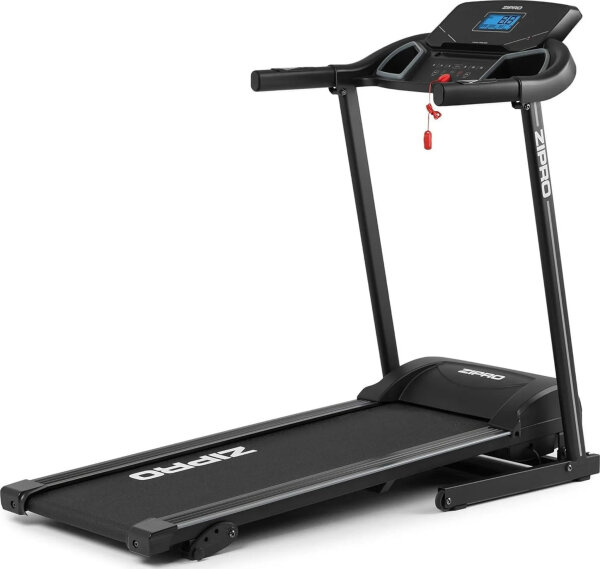 Zipro Colt electric foldable treadmill, up to 12 km/h, 3 incline levels, quiet motor with cushioning, pulse measurement, home fitness equipment
