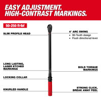Milwaukee 1/2" Drehmomentschlüssel mit...