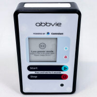 AbbVie Controlant Saga RCPMIB521 Echtzeit-Datenlogger zur Temperatur- und Standortüberwachung, gebraucht