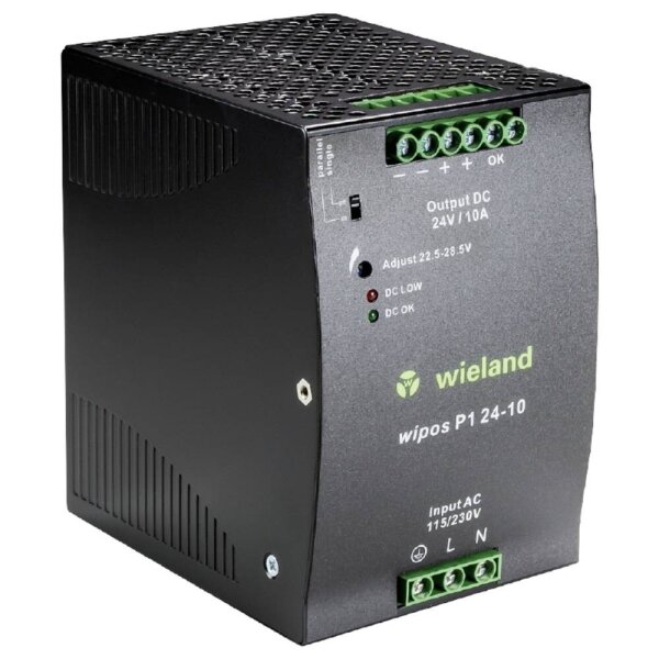 Wieland Wipos P1 24-10 Schaltnetzteil 24 V 10 A 240 W Modell 81.000.6140.0