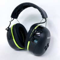 HOCAZOR HZ07 Bluetooth 5.3 Gehörschutz, geräuschunterdrückende Kopfhörer, NRR 25 dB, SNR 30 dB, grün, ideal für laute Umgebungen wie Rasenmähen und Holzarbeiten