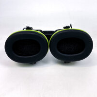 HOCAZOR HZ07 Bluetooth 5.3 Gehörschutz, geräuschunterdrückende Kopfhörer, NRR 25 dB, SNR 30 dB, grün, ideal für laute Umgebungen wie Rasenmähen und Holzarbeiten