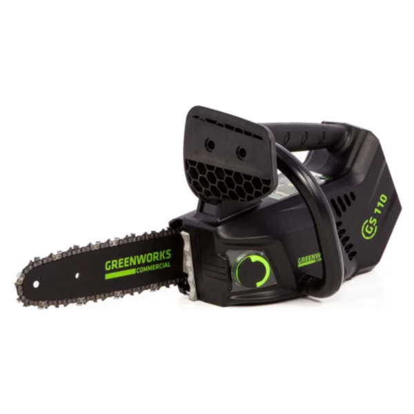 Greenworks GS 110 cordless chainsaw 40V, model GD40TCS, without battery and charger, powerful and cordless
