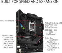 ASUS ROG Strix B650E-F Gaming WiFi Mainboard, AMD B650,...