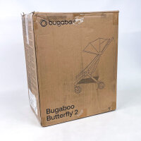 Bugaboo Butterfly 2 Kinderwagen Komplett Schwarz, Klassisches Design, Leicht und Wendbar
