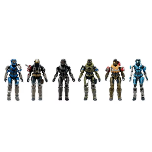 Jazwares Halo Reach Noble Team 6-Pack Spartan Collection Actionfiguren Set