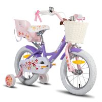 Joystar 14 Zoll Kinderfahrrad Mädchen mit...