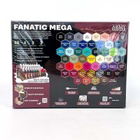 Warpaints Fanatic Mega Malset WP8067, 50 Farben à 18ml, umfassendes Farbset für Modellbau und Kunstprojekte