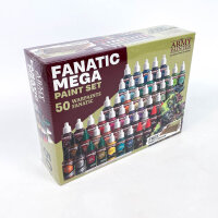 Warpaints Fanatic Mega Malset WP8067, 50 Farben à 18ml, umfassendes Farbset für Modellbau und Kunstprojekte