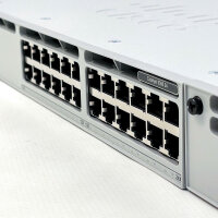 Cisco C9300-24T-A Managed Switch, 24 ports, including 1 power supply module, US power plug, version 80