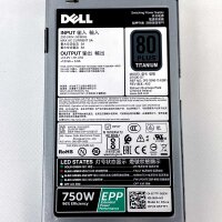 Dell D750E-S7 750W Netzteil, 96% Effizienz, kompatibel mit PowerEdge-Servern, 200-240V 50/60Hz, 5A