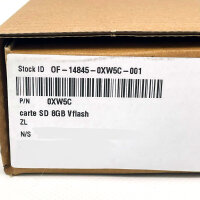 Dell iDRAC vFlash 8GB SD-Karte Class 10, Modell 00XW5C, Hochleistungs-Speicherkarte