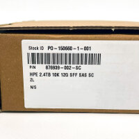 HPE EG002400JWJNT SAS Festplatte 2.4TB 10K RPM Enterprise Storage Drive