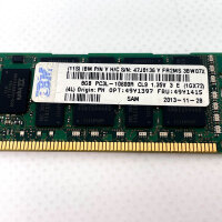 HP Samsung 49Y1415 8GB 2Rx4 PC3L-10600R RAM Modul, energieeffizient, kompatibel mit Servern