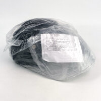 Manta MH2/3 Sicherheitshelm XL 59-64cm Schwarz mit transparentem Visier, Mehrzweck Schutzhelm