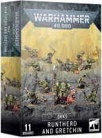 Games Workshop Warhammer 50-16 Orks Runtherd and Gretchin...