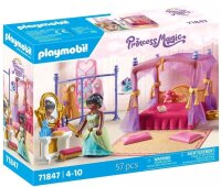 PLAYMOBIL 71847 Princess Bedroom with Dressing Room, Toy...