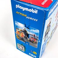 PLAYMOBIL 71826 Playset Gas Tank Firefighting Toy, Firefighter Toy, Ages 4+, Detailed and Child-Friendly