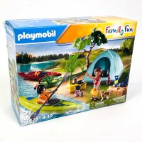 PLAYMOBIL 71425 Camping Set, Tent Toy for Children Ages 4 and Up, Outdoor Adventure Toy