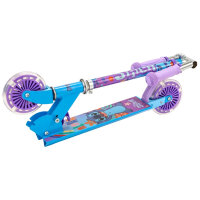 Disney Stitch Inline Scooter 246568, folding scooter with LED tires, purple/blue, ages 5 and up