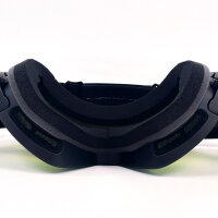 MOX Infinity II Skibrille mit UV-Schutz, Schwarz/Gelb/Grün, komfortabel und robust