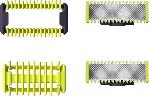 Philips QP620/50 OneBlade Ersatz-Rasierklingen, 2 Stück, kompatibel, langlebig, präziser Schnitt